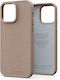 Njord Fabric Just Back Cover Υφασμάτινο 2mm Pink Sand (iPhone 14 Pro Max)