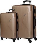 Cardinal 2010 Set of Suitcases Beige Set 2pcs (Μικρή/Μεσαία)