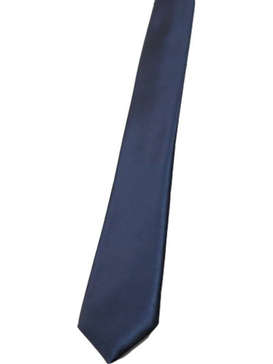 Life Boy Tie with Elastic Band Blue