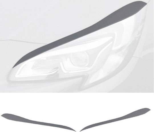 Front Headlights Eyebrows for Opel Corsa 2014-2019