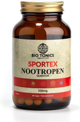 Bio Tonics Sportex Nootropen 1000mg Supplement for Anxiety 60 veg. caps