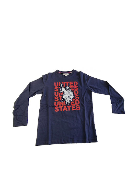 U.S. Polo Assn. Kids Blouse Long Sleeve Blue