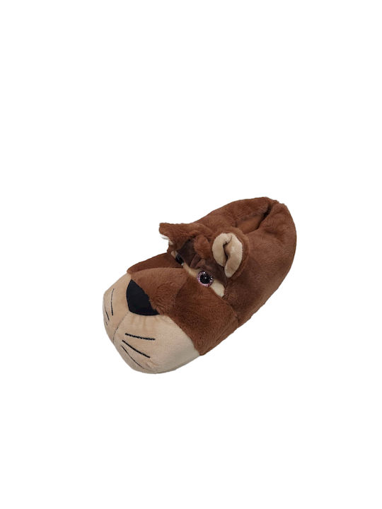 Beppi Kids Slipper Closed-Toe Brown