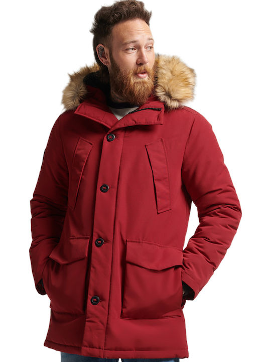 Superdry Everest Χειμωνιάτικο Μπουφάν Παρκά Μπο...