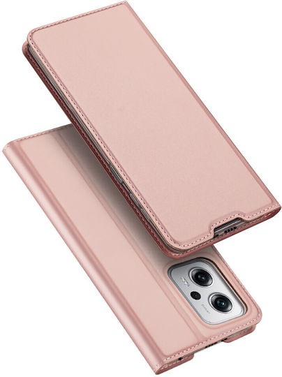 Dux Ducis Skin Pro Book Δερματίνης Ροζ (Poco X4 GT 5G)