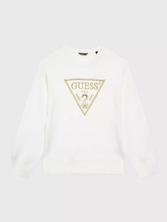 Guess Kids' Sweater Long Sleeve White