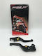 Ride It Motorcycle Brake Lever Adjustable for Suzuki DL 650 V-STROM for Yamaha TDM 900 Black