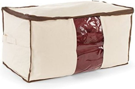 Fabric Storage Case For Clothes in Beige Color 45x30x20cm 1pcs