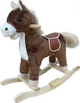 ForAll Rocking Toy Horse for 24++ months With Sound with Max Load Capacity 40kg Brown