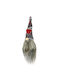 Hängender Weihnachtsmann Ornament Gray 11cm