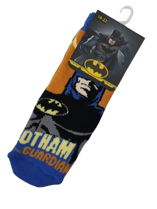 Disney Șosete Lungi Antiderapante pentru Copii Batman Multicolore