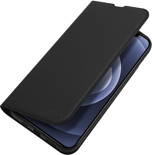 Nevox Vario Book Δερματίνης Μαύρο (iPhone 14 Plus)