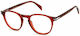 David Beckham Plastic Eyeglass Frame Red DB 101...