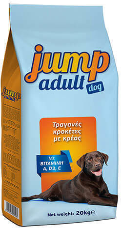 Jump Dog Adult 20kg Dry Food for Dogs with Meat and Vegetables