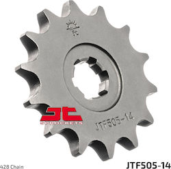 JT Sprockets Γρανάζι Μπροστά 14 Δοντιών για Kawasaki KAZE R 115 & Modenas Kriss II 115 / Kristar 125