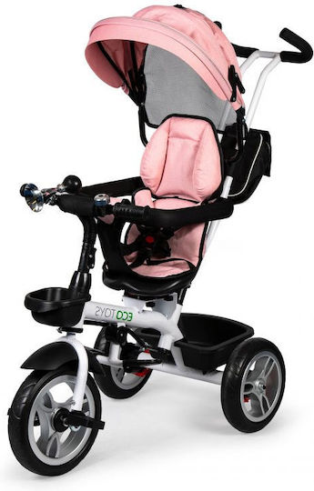Ecotoys JM-322 Μετατρεπόμενο με Χειρολαβή Γονέα για 1-5 Ετών Ροζ