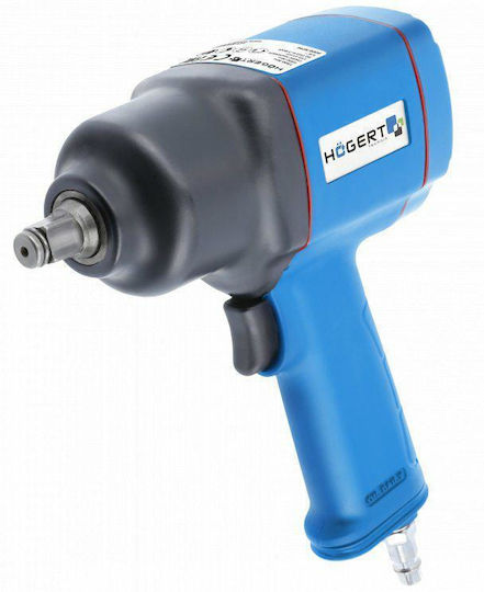 Högert HT4R623 Air Impact Wrench 1/2 Square Drive with Maximum Torque 152.96kgm