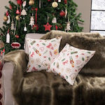 Teoran Christmas Decorative Pillow Rectangular Multicolour 30x50pcs with Stuffing