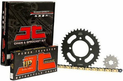 JT Sprockets Kette & Ritzel-Kit (14-38-420HPGB) für Kawasaki KAZE R 115