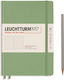 Leuchtturm1917 Carnet 125 Foi A5 cu Puncte și Elastic Verde