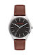 Ted Baker Manhatt Ceas Barbati 40mm Baterie cu Curea din Piele Maro