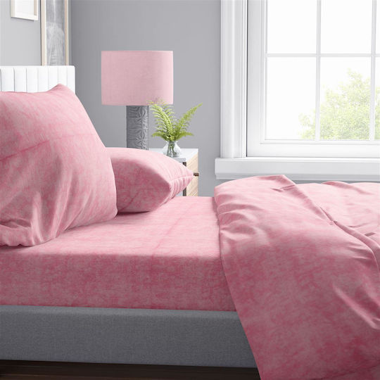 Dimcol Shadow Σετ Υπέρδιπλο 4τμχ 220x240εκ. 17 Pink