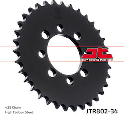 JT Sprockets Rear Sprocket 34 Teeth for Kawasaki KAZE R 115 for Suzuki Address