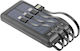 Setty SLR-100 Ηλιακό Power Bank 10000mAh με Θύρα USB-A Μαύρο