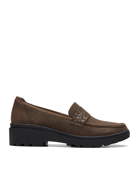 Calla Ease Дамски мокасини Dark Olive