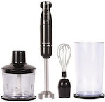 Eurolamp Hand Blender with Stainless Rod 1000W Black