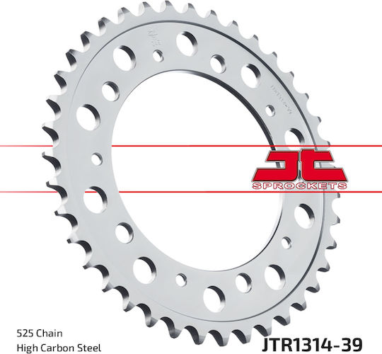 JT Sprockets Γρανάζι Πίσω 39 Δοντιών για Honda CBR 400