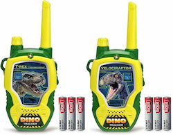 Dickie Plastic Kids Spy Toy Walkie Talkie Dino Patrol