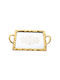 Karvounis Plastic Rectangular Decorative Tray with Mirror 40.5x25.5x3cm
