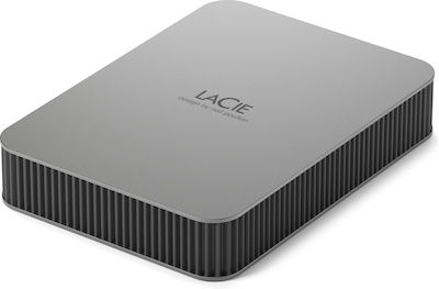 Lacie Mobile Drive USB 3.2 / USB-C External 2.5" HDD 4TB Moon Silver