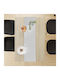 Dimcol Runner Stain Resistant Panama White 40x180cm