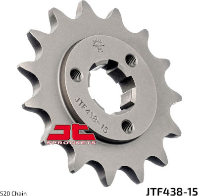 JT Sprockets Γρανάζι Μπροστά 15 Δοντιών για Suzuki DR 800S BIG 1888-2000