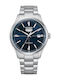 Citizen Herrenuhr 40.2mm Automatisch mit Silber Metallarmband