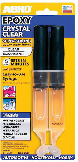 Abro EP-300 Epoxidic Cola pentru Constructii Transparent 25ml 1buc
