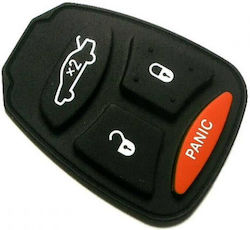 Spare Rubber Key for Chrysler Type with 4 Buttons