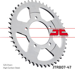 JT Sprockets Γρανάζι Πίσω 47 Δοντιών για Suzuki GSF 400 Bandit 1990-1992