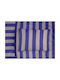 Dimcol Stripes Pillowcase with Envelope Cover 157 Purple / Grey 50x70cm.