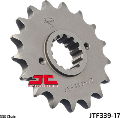 JT Sprockets Vorderes Ritzel 17 Zähne für Honda CBF 1000 / CBR 1100 XX Super Blackbird