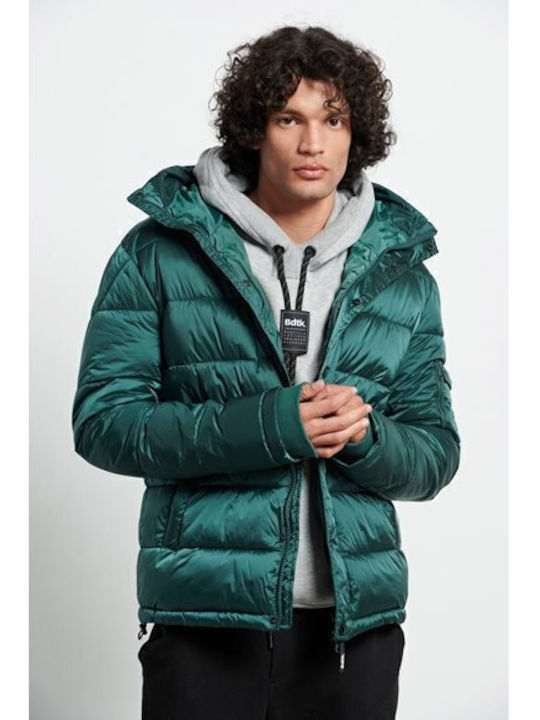 BodyTalk Winter Jacke Puffer Tattoo Green
