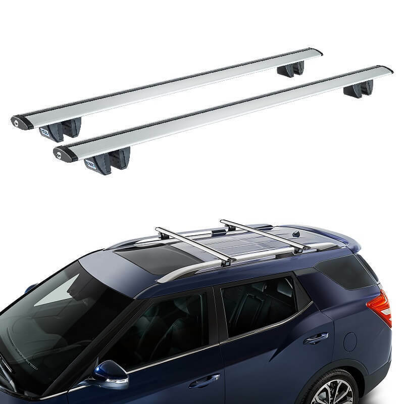 Cruz Aluminum 118cm Roof Bars Airo R Universal for