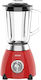 Sogo Blender with Glass Jug 1.5 lt 500W Red BAT-SS-5560