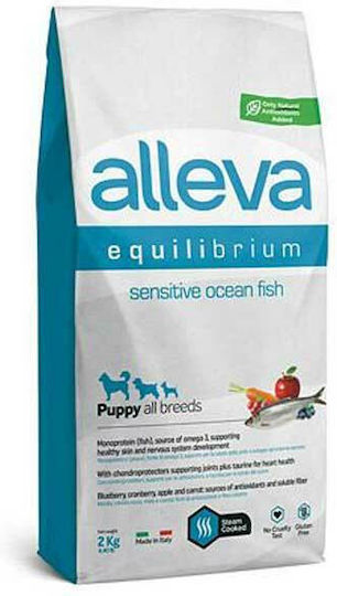 Alleva Equilibrium Sensitive 2kg Dry Food for Puppies with Fish