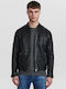 Gabba Bailey Men's Winter Leather Jacket Black