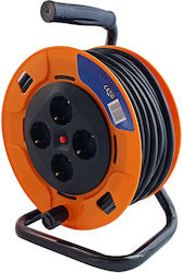 KAL Electronics Μπαλαντέζα Καρούλι 4 Θέσεων με Καλώδιο 30m KAL Electronics Μπαλαντέζα Καρούλι 4 Θέσεων με Καλώδιο 30m