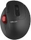 Delux MT1DB Bluetooth Wireless Ergonomic Mouse with Trackball Black