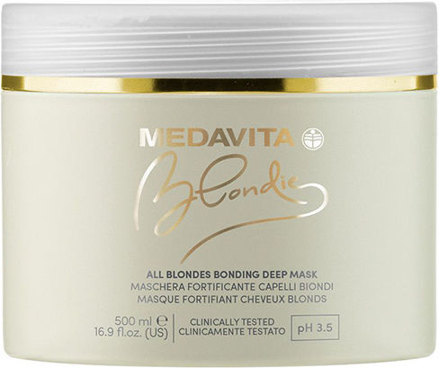 Medavita Blondie Mască De Păr Pentru Păstrarea Culorii Cu Acid Hialuronic 500ml